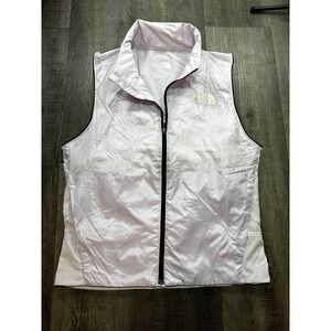 The North Face Womens Lavender Purple Full Zip Lightweight Running Vest Medium